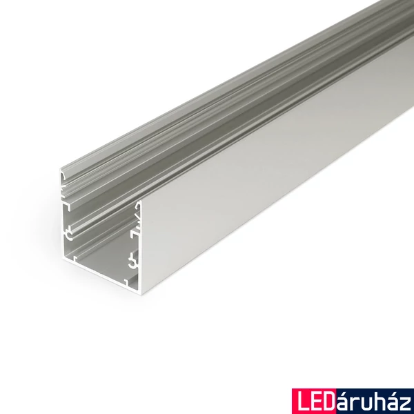 Topmet Phil53 alumínium LED profil, falon kívüli/függeszthető, eloxált - 63530020 - szálban