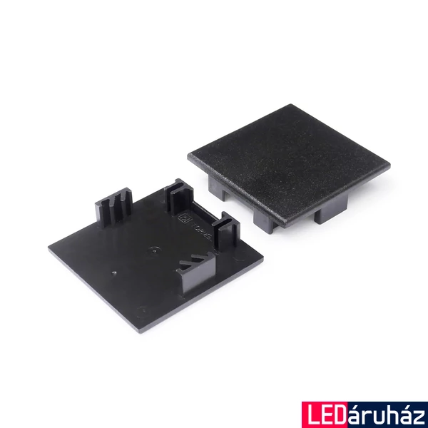 Topmet Phil53 LED profil végzáró, fekete - 63640002 - párban