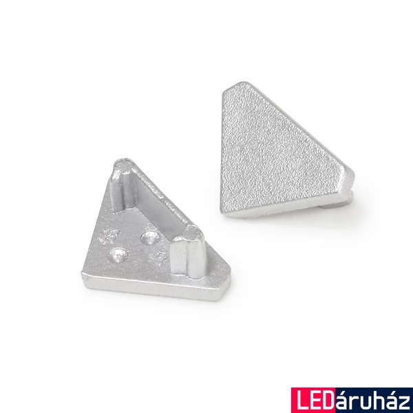 Topmet Quarter10 LED profil végzáró B előlaphoz, ezüst - D3980040 - párban