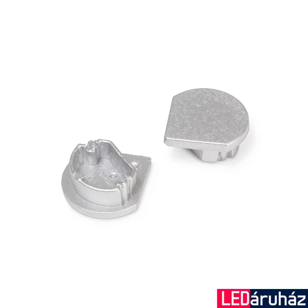 Topmet Quarter10 LED profil végzáró D előlaphoz, ezüst - D3990040 - párban