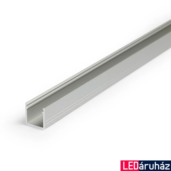 Topmet Smart10 alumínium LED U-profil, ezüst eloxált (előlap: A) - C2020020 - szálban