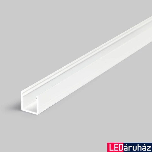 Topmet Smart10 alumínium LED U-profil, fehér (előlap: A, C2) - C2020001 - szálban