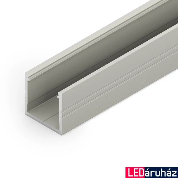 Topmet Smart16 alumínium LED U-profil, ezüst eloxált (előlap: B, C3) - F1020020 - szálban