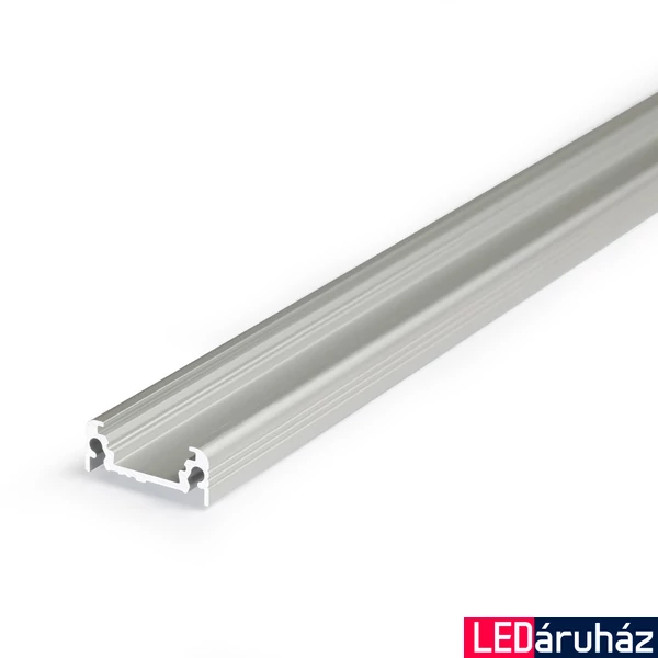 Topmet Surface10 alumínium LED U-profil, ezüst eloxált (előlap: B, C) - 77270020 - szálban