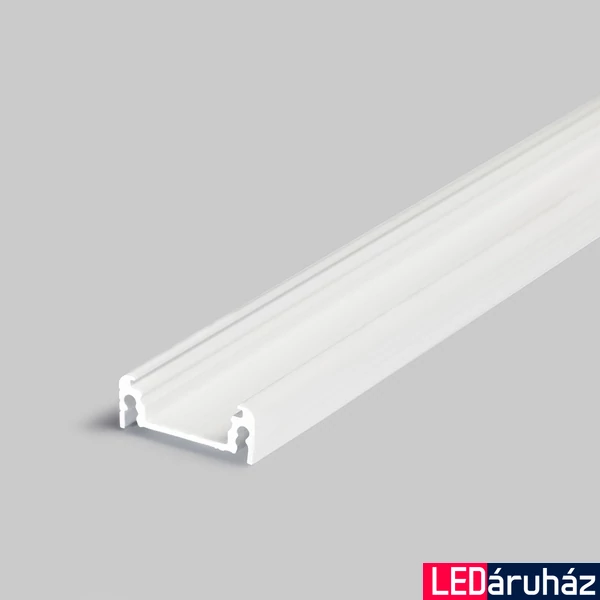 Topmet Surface14 alumínium LED U-profil, fehér (előlap: E, F) - A2020001 - szálban