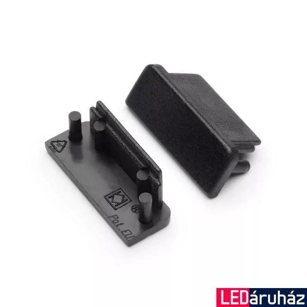 Topmet Surface14 LED profil fekete végzáró - A2980002 - párban