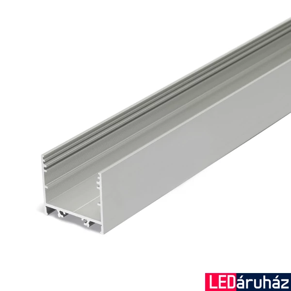 Topmet VARIO30-02 LED U-profil, ezüst eloxált, 2m, (előlap: A9, C9, D9, E9), (rögzítő: T, Y), V3060020