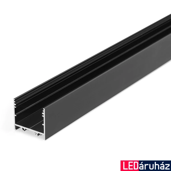Topmet VARIO30-02 LED U-profil, fekete, 2m, (előlap: A9, C9, D9, E9), (rögzítő: T, Y), V3060021
