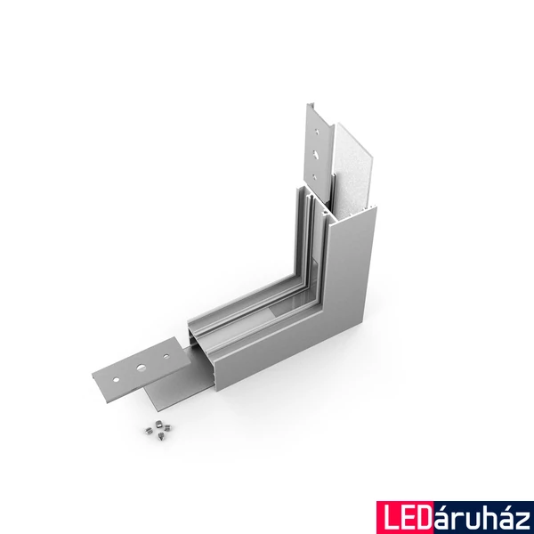 Topmet VARIO30-02 LED profil sarokelem, 270°, térben forduló, ezüst eloxált, V4710020S