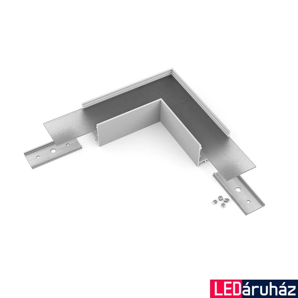 Topmet VARIO30-02 LED profil sarokelem, 90°, síkban forduló, ezüst eloxált, V4670020S