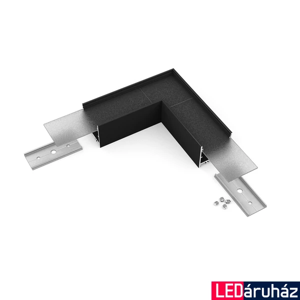 Topmet VARIO30-02 LED profil sarokelem, 90°, síkban forduló, fekete, V4670021S