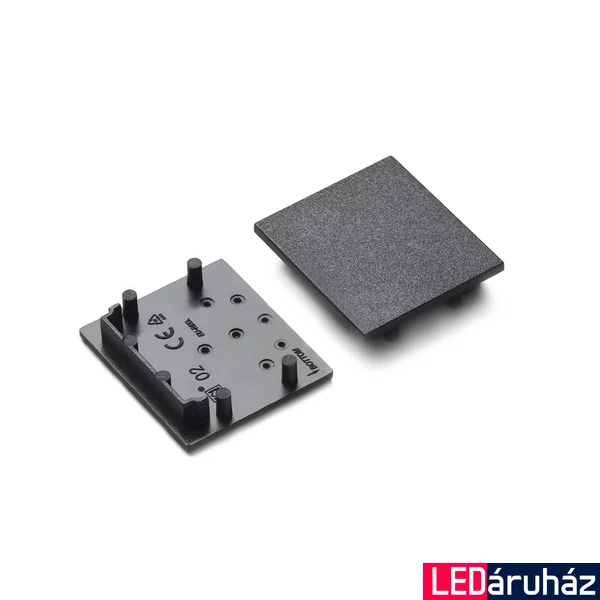 Topmet VARIO30-02 LED profil végzáró, fekete, V4880002
