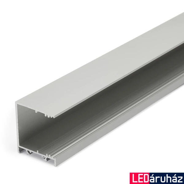 Topmet VARIO30-03 felületre szerelhető LED profil, ezüst eloxált, 2m, (előlap: A9, C9, D9, E9), (rögzítő: T, Y), V3100020