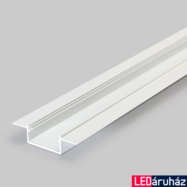 Topmet VARIO30-04 trimless, perem nélküli süllyesztett LED profil, fehér, 2m, (előlap: A9, C9, D9, E9), V3140001