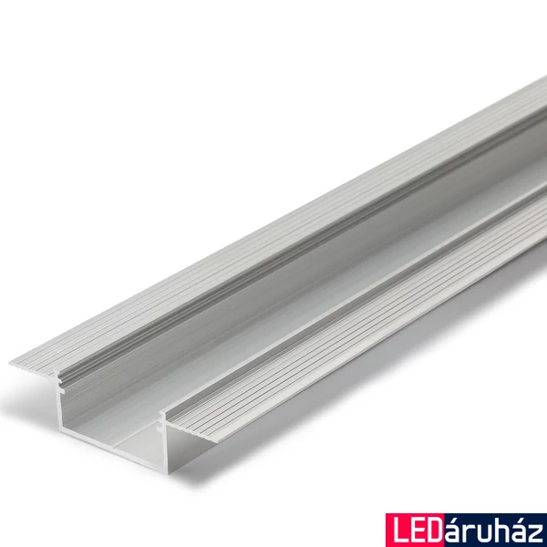 Topmet VARIO30-04 trimless, perem nélküli süllyesztett LED profil, natúr alu, 2m, (előlap: A9, C9, D9, E9), V3140000