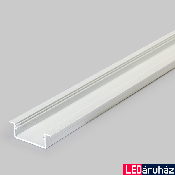 Topmet VARIO30-06 süllyesztett LED profil, fehér, 2m, (előlap: A9, C9, D9, E9), (rögzítő: U9), V3220001