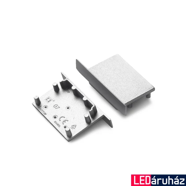 Topmet VARIO30-07 LED profil végzáró, ezüst, V4930040