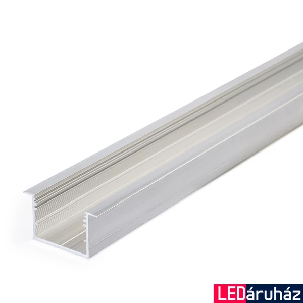 Topmet VARIO30-07 süllyesztett LED profil, natúr alu, 2m, (előlap: A9, C9, D9, E9), (rögzítő: U9), V3260000
