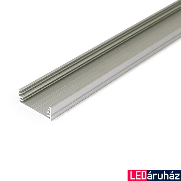 Topmet Wide24 széles alumínium LED profil, ezüst eloxált (előlap: G) - 84030020 - szálban