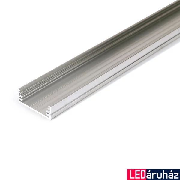 Topmet Wide24 széles alumínium LED profil, natúr alu (előlap: G) - 84030000 - szálban