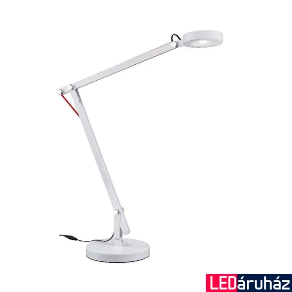 TRIO AMSTERDAM asztali lámpa, fehér, 3000K melegfehér, beépített LED, 500 lm, TRIO-527920101