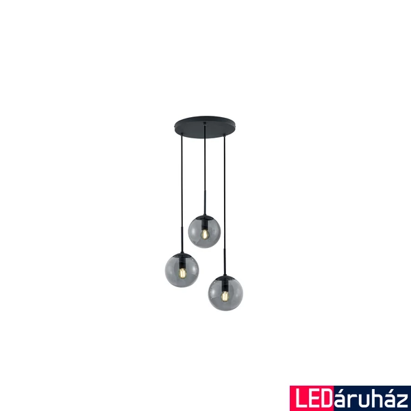 TRIO BALINI több ágú függeszték, antracit, 3 db E14 foglalattal, TRIO-308590342