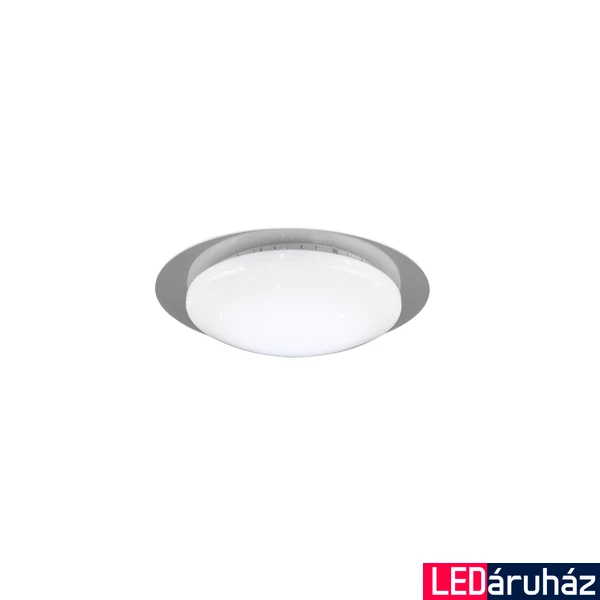 TRIO BILBO mennyezeti lámpa, csillogós, fehér, 2700K-5500K szabályozható, beépített LED, 1000 lm, TRIO-R62093500