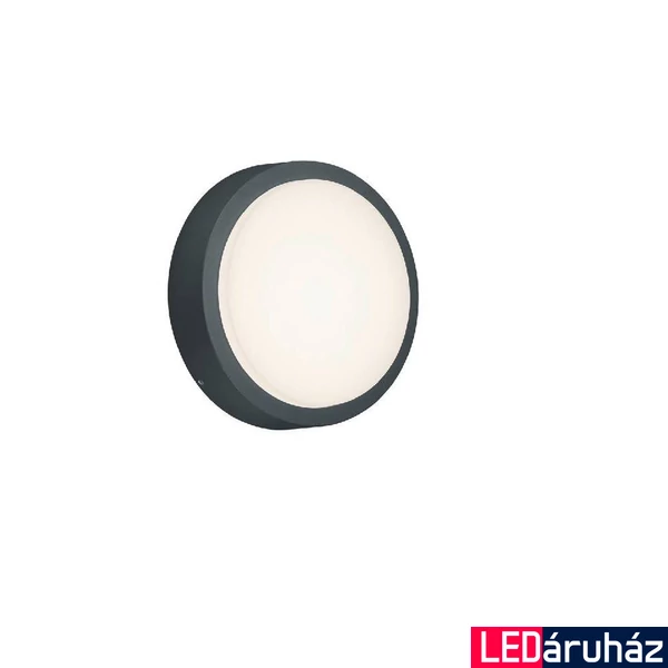 TRIO BREG kültéri fali lámpa, antracit, 3000K melegfehér, beépített LED, 850 lm, TRIO-227260142