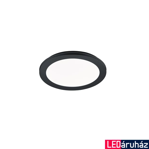 TRIO CAMILLUS mennyezeti lámpa, 26cm átmérő, fekete, 3000K melegfehér, beépített LED, 1350 lm, TRIO-R62921532