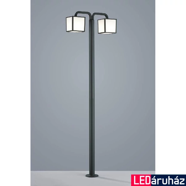 TRIO CUBANGO kültéri állólámpa, fehér, 3000K melegfehér, 2 db E27 foglalattal, 400 lm, fényforrást tartalmaz, TRIO-421560242