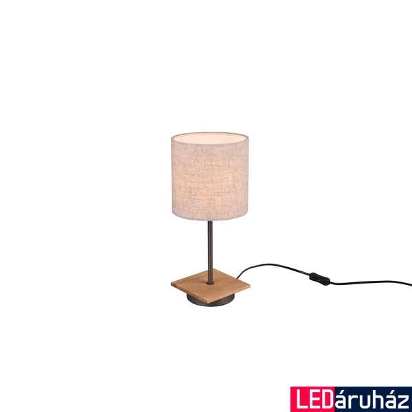 TRIO ELMAU asztali lámpa, nikkel, E14 foglalattal, TRIO-502100130