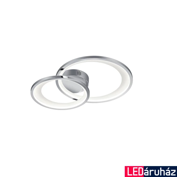 TRIO GRANADA mennyezeti lámpa, króm, 3000K melegfehér, beépített LED, 2650 lm, TRIO-673810206