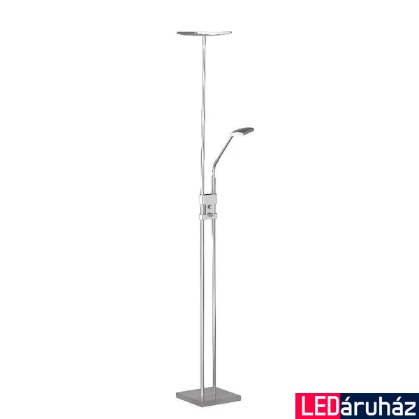 TRIO LUKE állólámpa, króm, 3000K melegfehér, beépített LED, 1200 lm, TRIO-R42562107