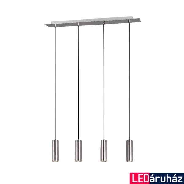 TRIO MARLEY több ágú függeszték, króm, 4 db GU10 foglalattal, TRIO-312400407