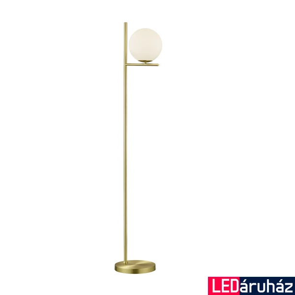 TRIO PURE állólámpa, opál üveggömb burával, réz, E14 foglalattal, TRIO-402000108