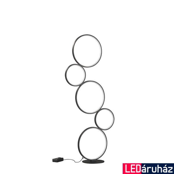 TRIO RONDO állólámpa, fekete, 3000K melegfehér, beépített LED, 3200 lm, TRIO-422610532