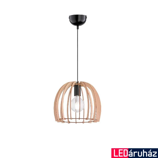TRIO WOOD 1 ágú függeszték, fa, E27 foglalattal, TRIO-R30253030