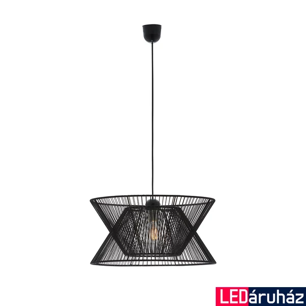 Viokef ARGELA 1 ágú függeszték, fekete, E27 foglalattal, VIO-4203700