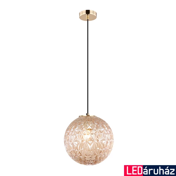 Viokef ASPA 1 ágú függeszték, bronz,borostyán, E27 foglalattal, VIO-4206101