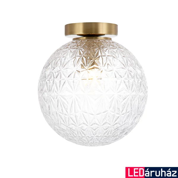 Viokef ASPA mennyezeti lámpa, bronz,átlátszó, E27 foglalattal, VIO-4206000