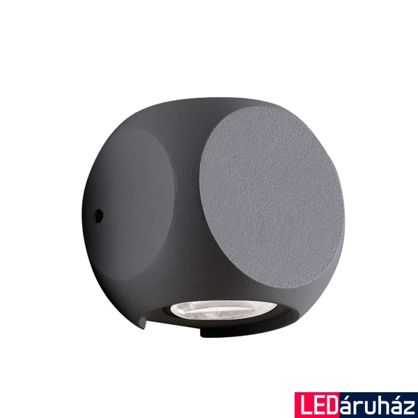 Viokef BALLITO fali lámpa, 2 foglalattal, szürke, 3000K melegfehér, beépített LED , 235 lm, VIO-4210901