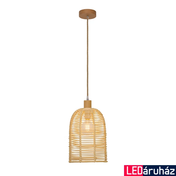 Viokef BELL 1 ágú függeszték, természetes, E27 foglalattal, VIO-4218200