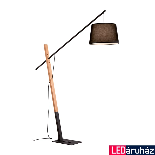 Viokef CRANE állólámpa, tölgy,fekete, E27 foglalattal, VIO-4204100