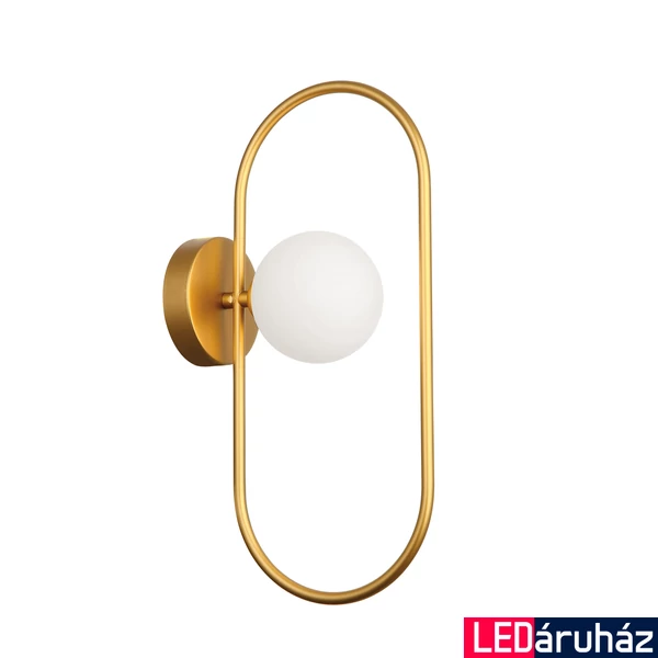 Viokef FANCY fali lámpa, fehér,matt arany, G9 foglalattal, VIO-4208901