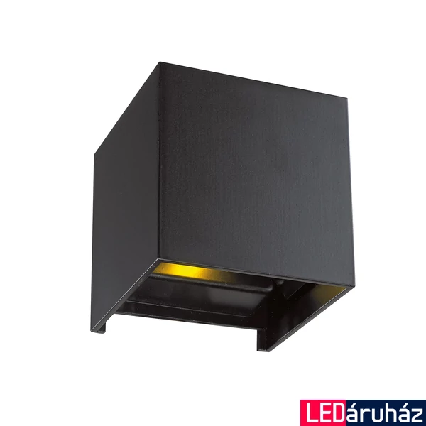 Viokef GREG fali lámpa, fekete, 3000K melegfehér, beépített LED , 420 lm, VIO-4188801