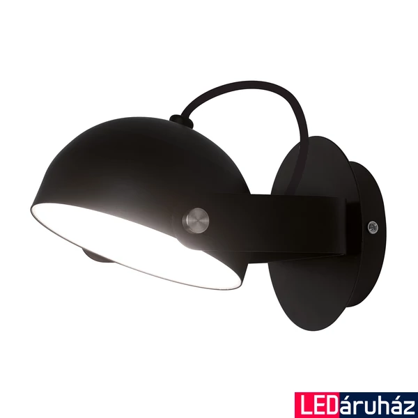 Viokef HEMI fali lámpa, fekete, 3000K melegfehér, beépített LED , 540 lm, VIO-4205801