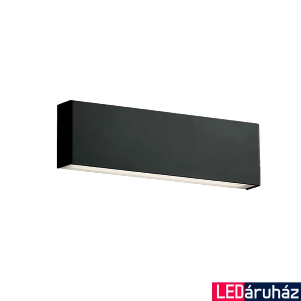 Viokef HUGO fali lámpa, integrált foglalattal, fekete, beépített LED , 960 lm, VIO-4243601