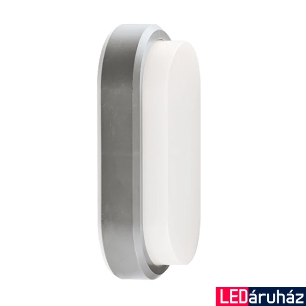 Viokef LEROS PLUS fali lámpa ezüst, 3000K melegfehér, beépített LED, 500 lm, VIO-4171600