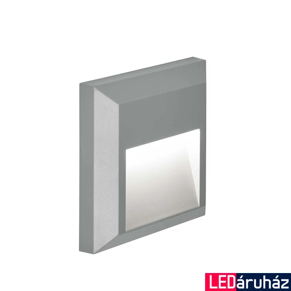 Viokef LEROSPLUS fali lámpa, szürke, 3000K melegfehér, beépített LED , 112 lm, VIO-4137800