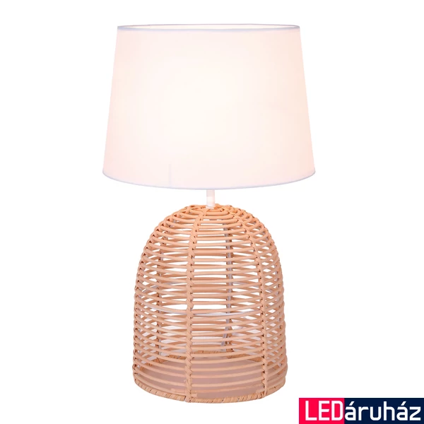 Viokef MARION asztali lámpa, fa, E27 foglalattal, VIO-4211600